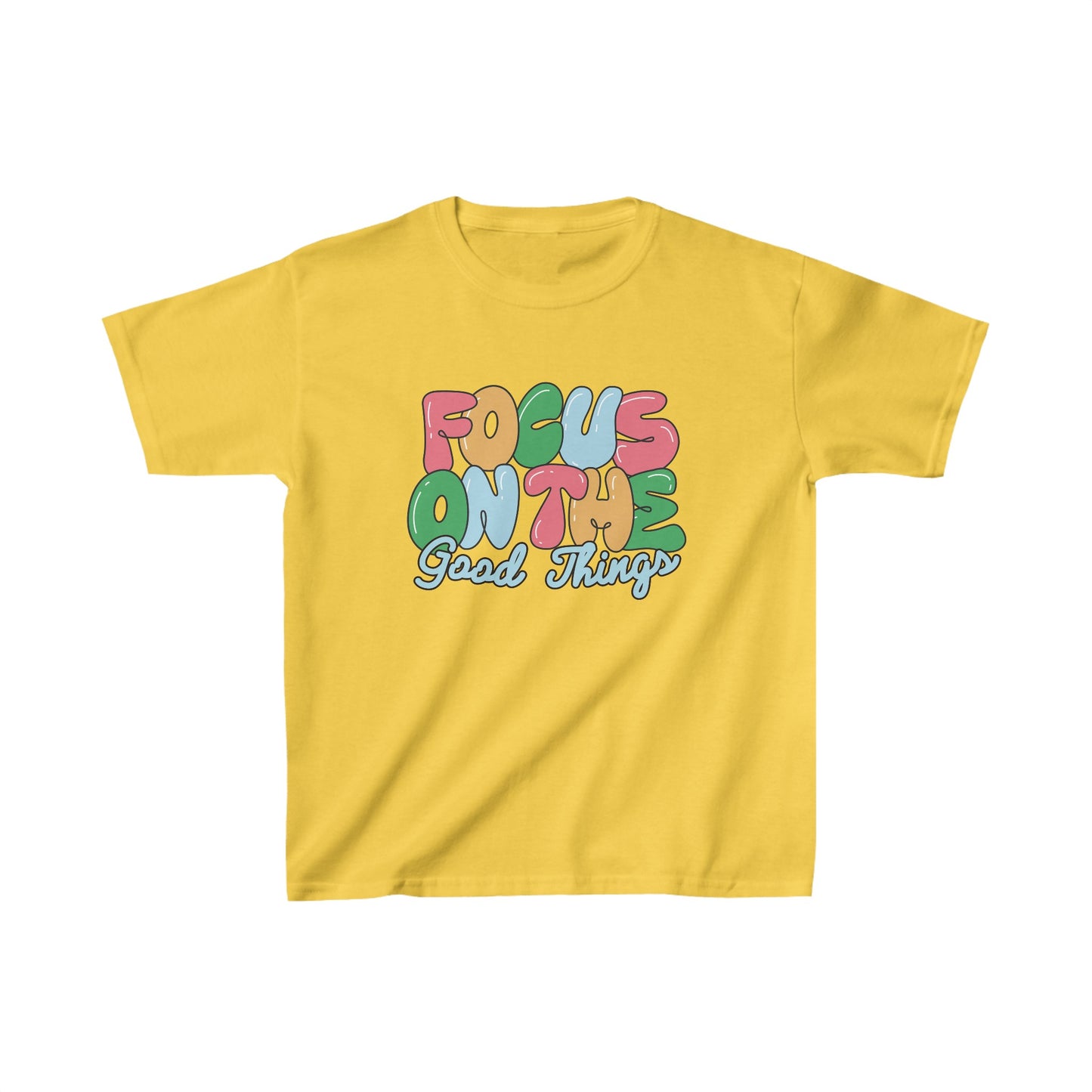 Focus On The Good Things - Kids Heavy Cotton™ Tee