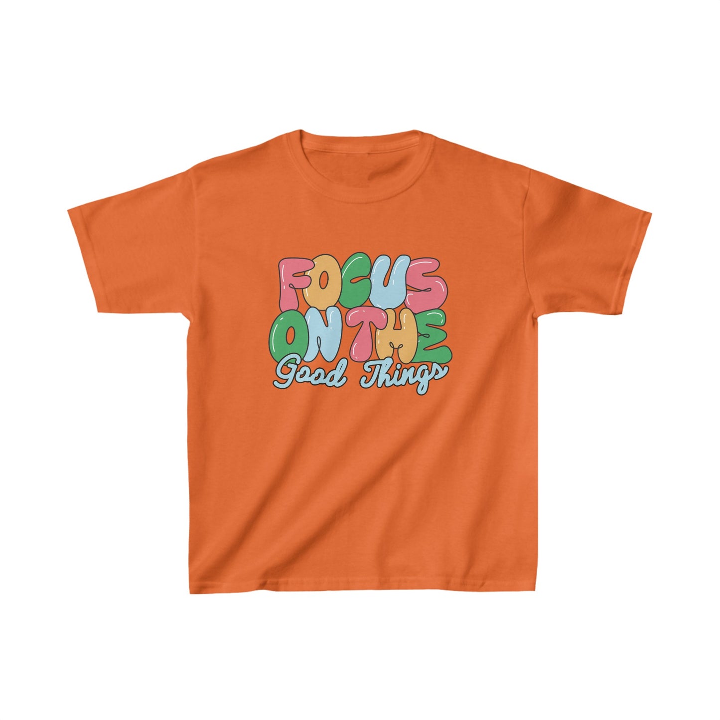 Focus On The Good Things - Kids Heavy Cotton™ Tee