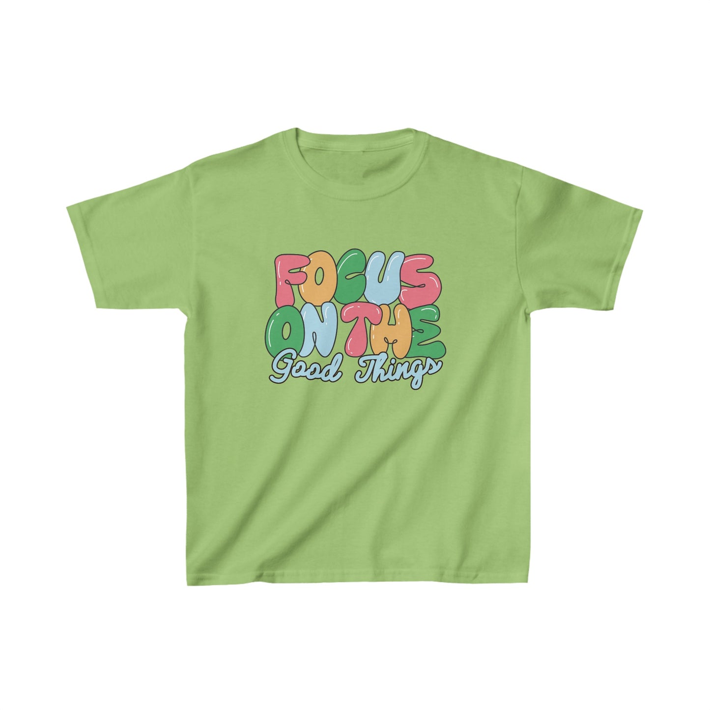 Focus On The Good Things - Kids Heavy Cotton™ Tee