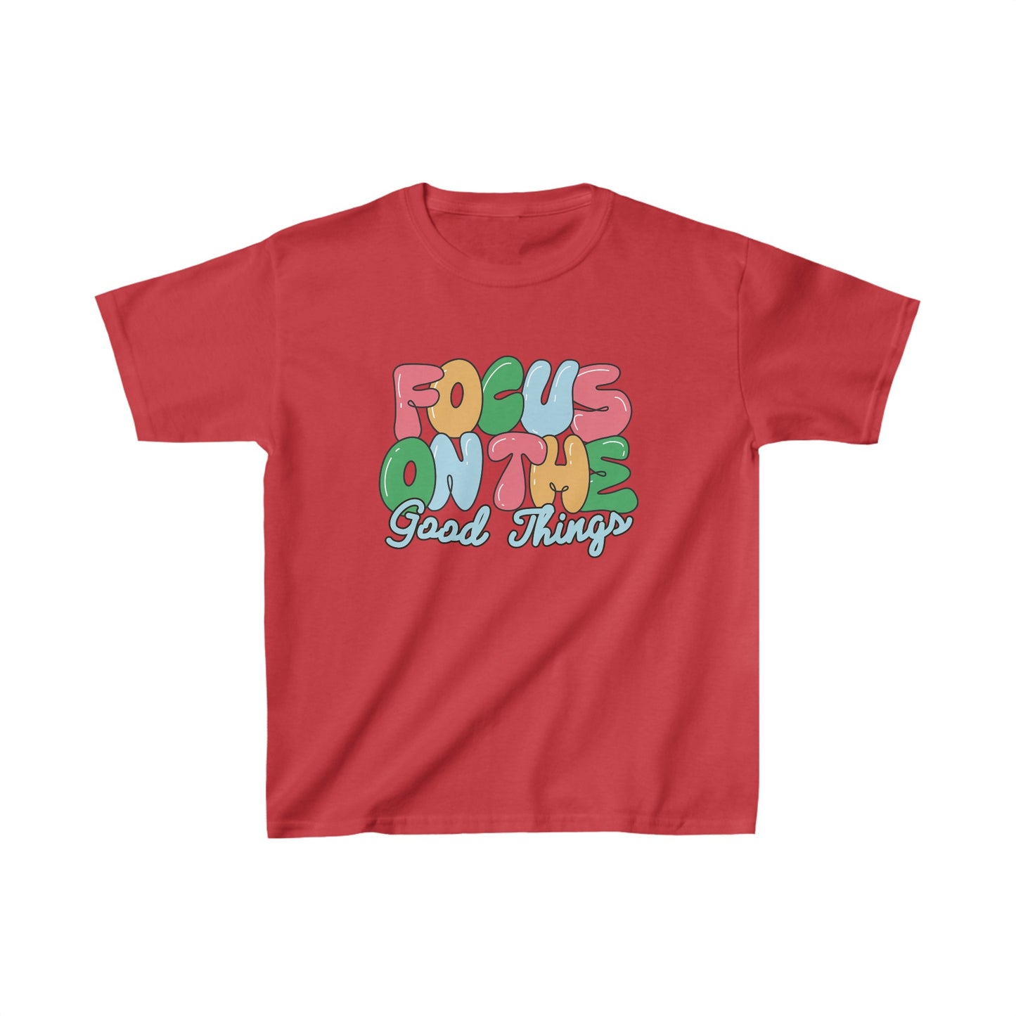 Focus On The Good Things - Kids Heavy Cotton™ Tee