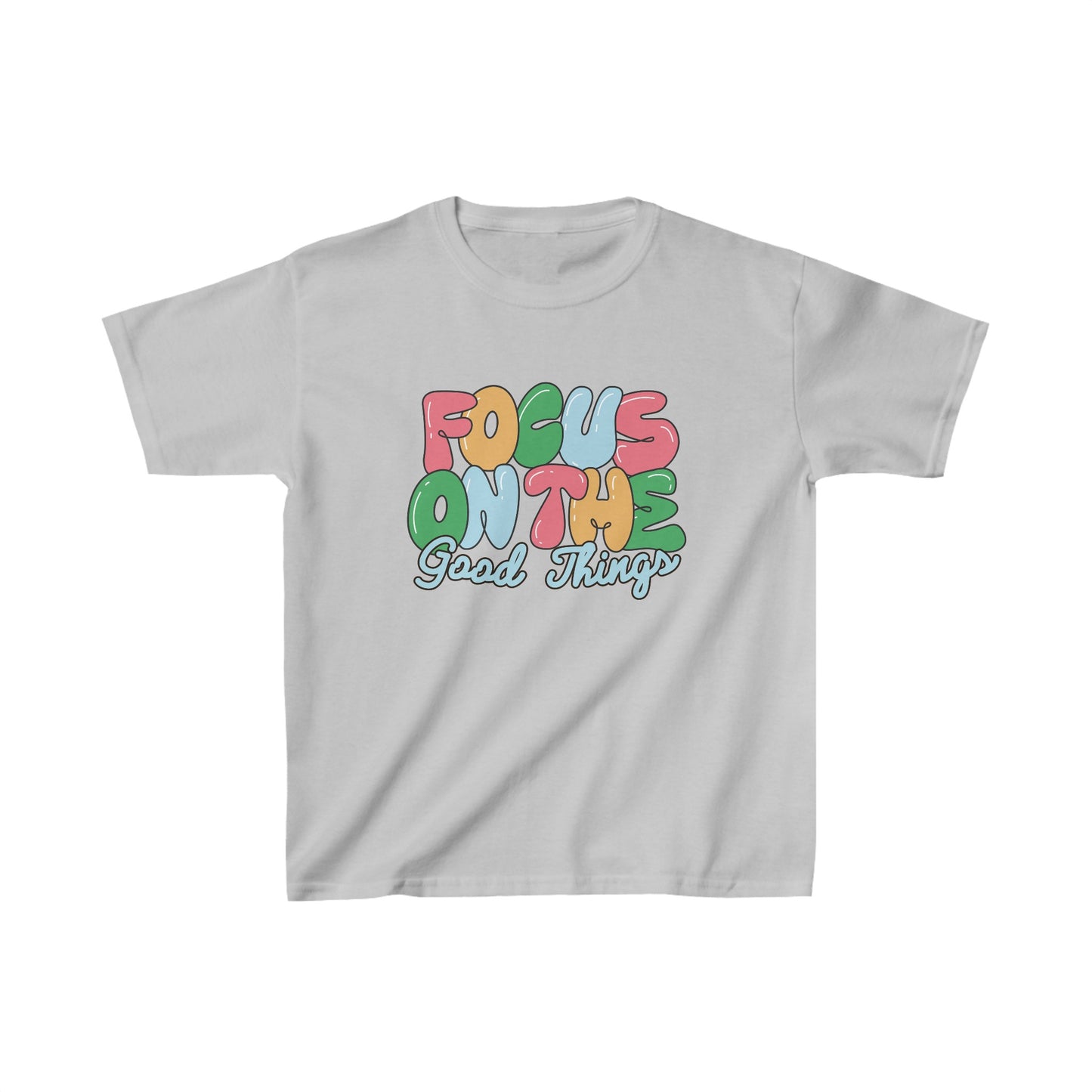 Focus On The Good Things - Kids Heavy Cotton™ Tee